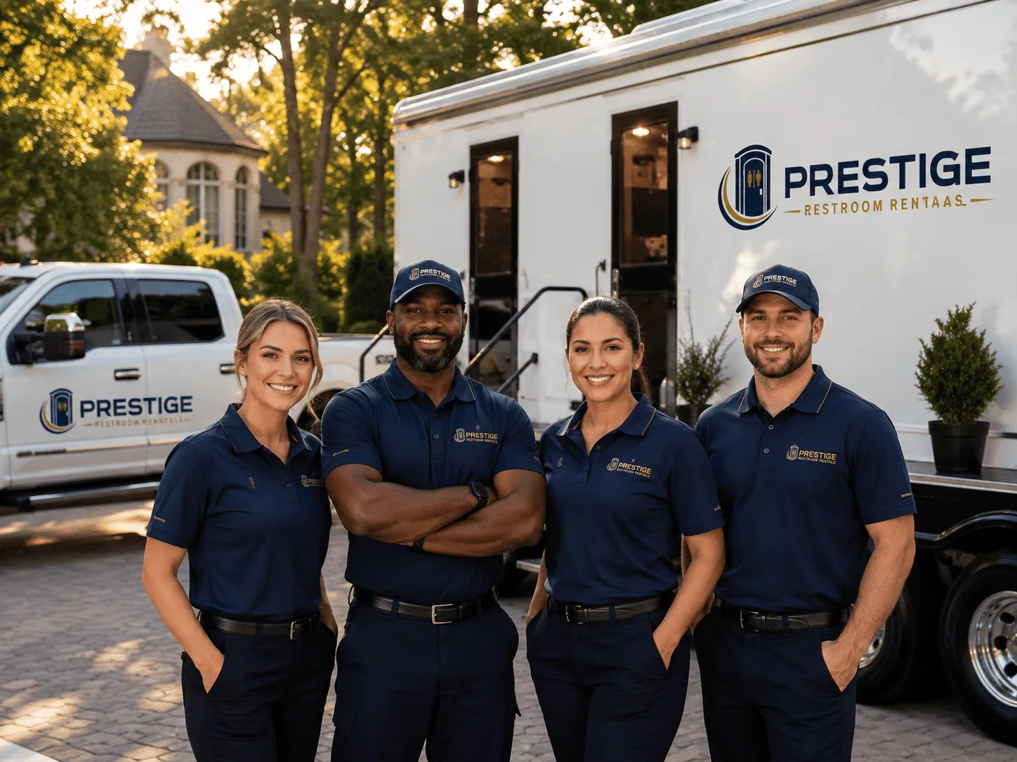 Trusted Luxury Portable Restrooms company in Industry, TX